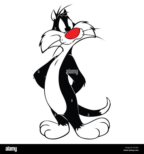 Sylvester the cat vector illustration Stock Photo - Alamy