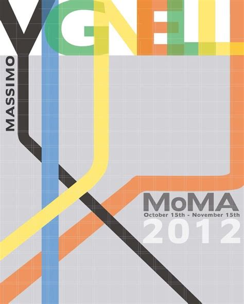 Massimo Vignelli MoMa Exhibit - Advertising Concept