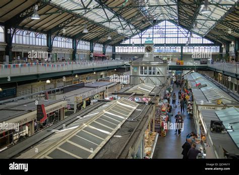 Cardiff Market Cardiff South Wales Stock Photo - Alamy