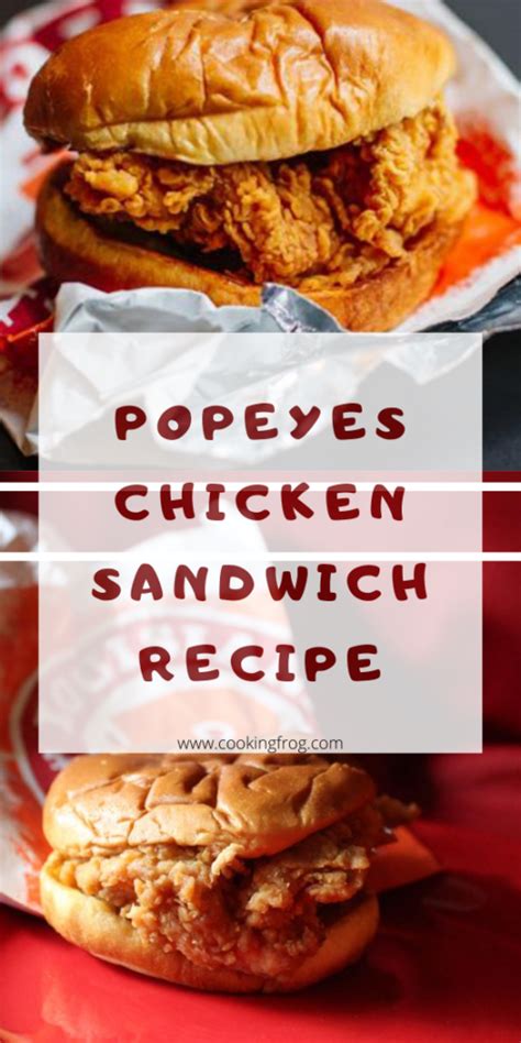 Popeyes Chicken Sandwich Recipe (Copycat) (Copycat) - Cooking Frog