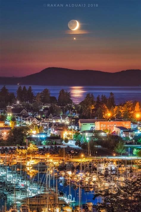 Photos: Crescent moon, Venus pair to make gorgeous scene in nighttime ...