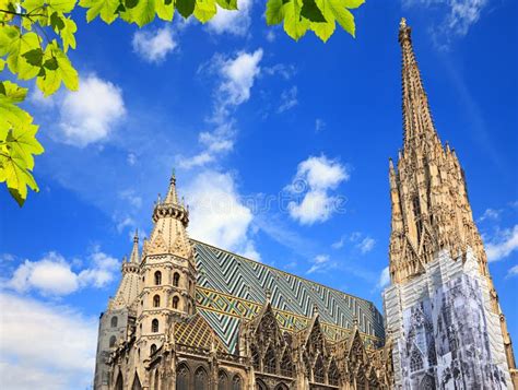 St. Stephan Cathedral in Vienna Stock Photo - Image of landmark, artistic: 51770220