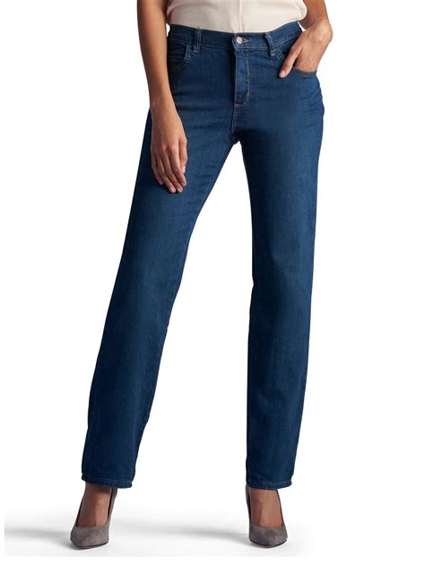 LEE Women's Relaxed Fit Straight Leg Jean, Authentic Nile, 6 Short | Walmart Canada