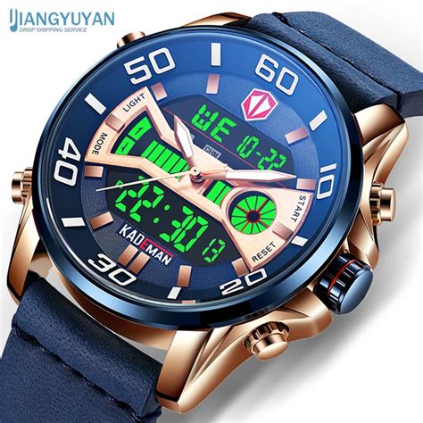 2023 Men's Watches Top Brand Luxury Men Wrist Watch Luminous Leather Quartz Watch Sports ...