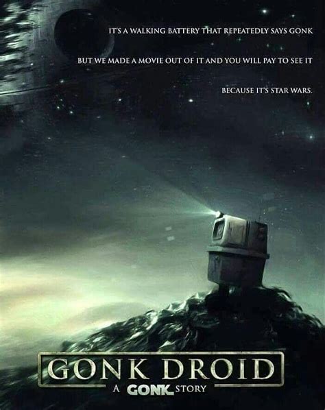 A GONK DROID STORY | Star wars humor, Star wars jokes, Funny star wars memes