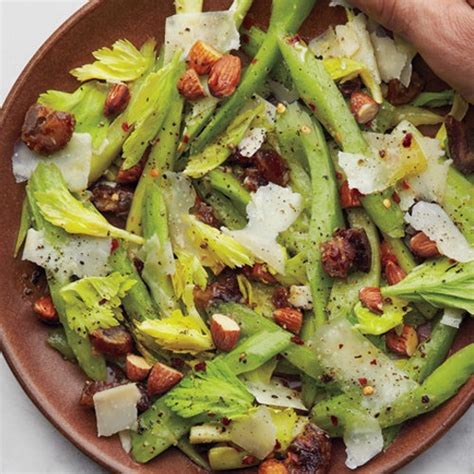 Celery Salad with Dates, Almonds, and Parmesan Recipe | Bon Appétit