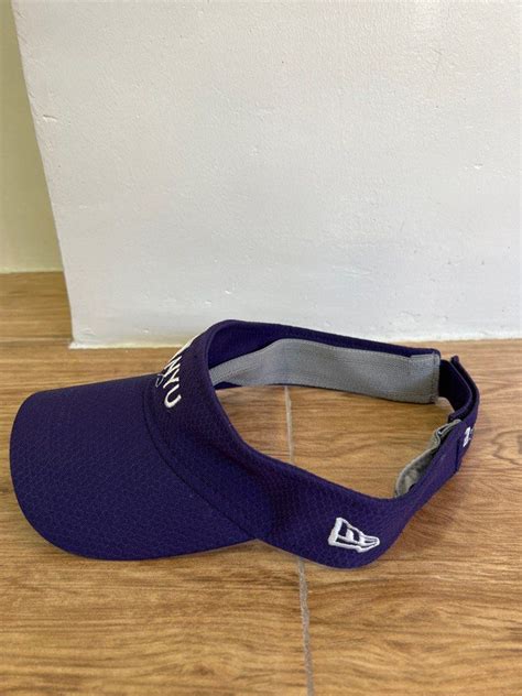 NYU purple visor cap (Negotiable Price), Women's Fashion, Watches & Accessories, Hats & Beanies ...