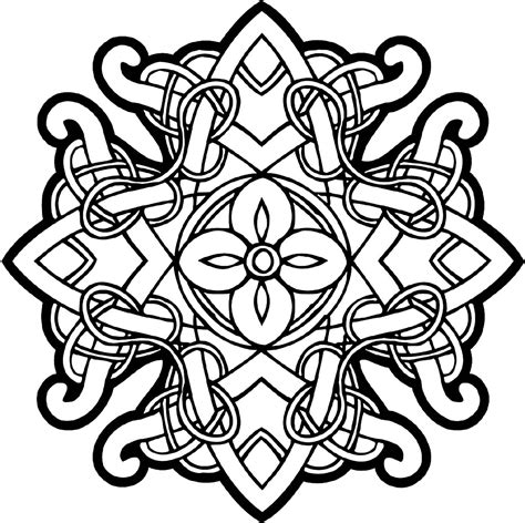 Free Celtic Mandala Coloring Pages Coloring Pages