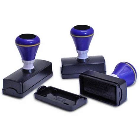 Blue Pre Inked Stamp at Rs 180/piece in New Delhi | ID: 10712111012