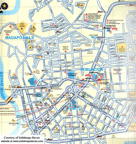 Davao Map - Philippines