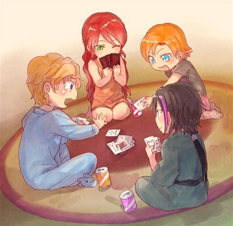 Team JNPR from RWBY playing a game of cards--so cute! | Rwby anime, Rwby, Team jnpr