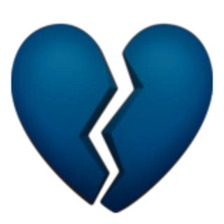 metal-blue-broken-heart | emojidex - custom emoji service and apps