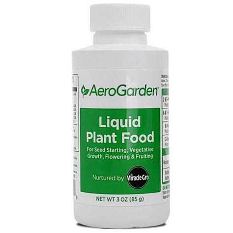 Aerogarden Liquid Plant Food Nutrients 3oz. Hydroponics Nutrients ...