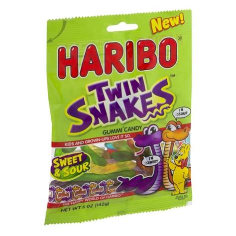 Haribo Twin Snakes Sweet & Sour | Hy-Vee Aisles Online Grocery Shopping