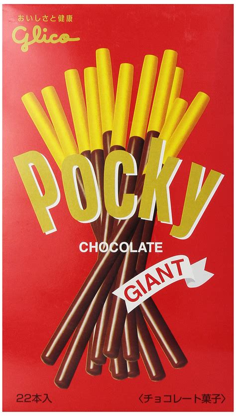 Buy Glico Giant Pocky Chocolate covered Biscuit Sticks, 5.29 Ounce ...