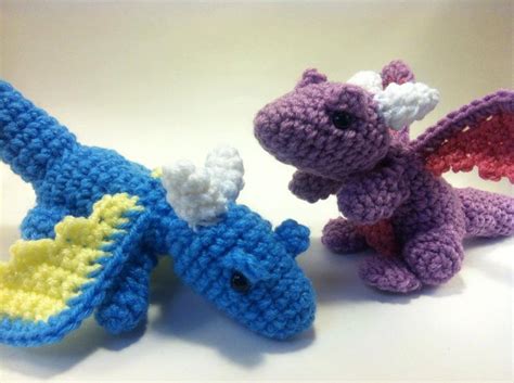 PATTERN-Baby Dragon-Crochet | Etsy