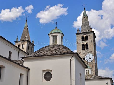 Aosta - Cathedral stock photo. Image of italy, cathedral - 24508434