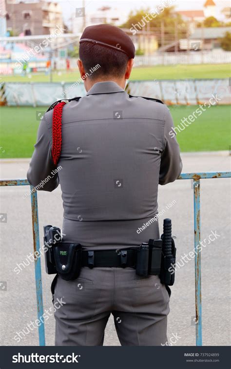 Thai Police Uniform Men Police Uniforms Stock Photo 737924899 ...