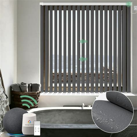 Yoolax Motorized Vertical Blinds Remote Control Wifi Automatic Window ...