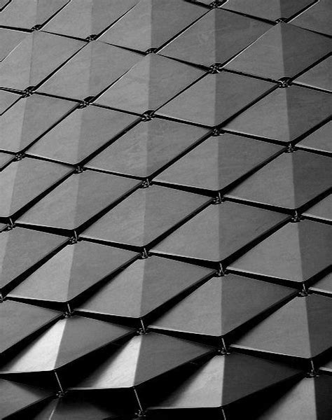 #pattern #scale #geometric #diamond #black #architecture: | Metal ...