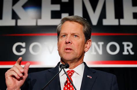 Republican gubernatorial candidate Brian Kemp attends the Election ...