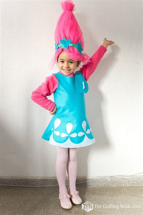 How to Make Troll’s Poppy Costume (learn with video) | The Crafting Nook by Titicrafty