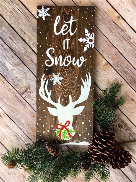 26 Lovely Christmas Wood Signs to Create a Unique Holiday Look | Christmas signs wood, Christmas ...