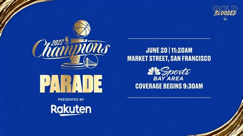 2022 Warriors Championship Parade, presented by Rakuten, to be Held in ...