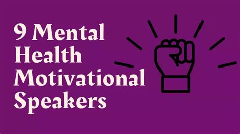 PPT - 9 Mental Health Motivational Speakers PowerPoint Presentation, free download - ID:11765924