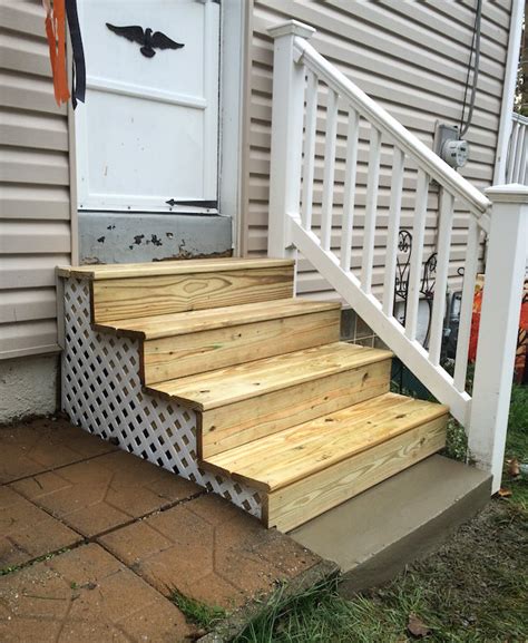 Exterior Wood Steps - Glenside | JR Carpentry & Tile