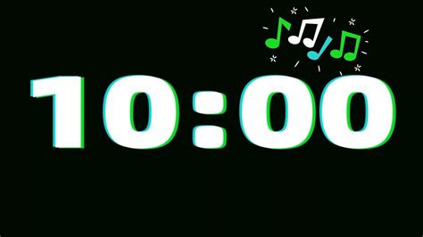 10 Minute Countdown Timer With No Copyright Music | Digital Timer No Copyright. - YouTube