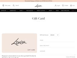 Lovisa Gift Card Balance Check