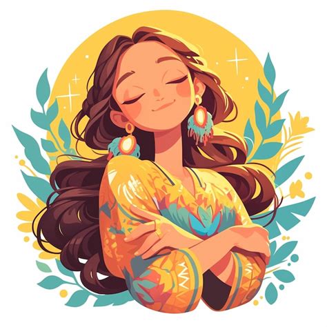 Premium Vector | Filipino Woman in Traditional Kundiman Singers Outfit