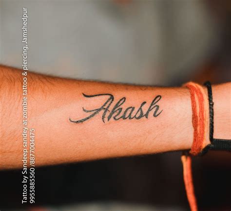 Akash Name Tattoo Image - conventionalmoms