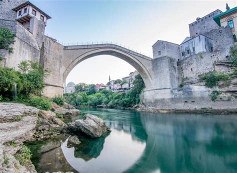 Mostar Old Bridge Is A Cliff Diving Destination