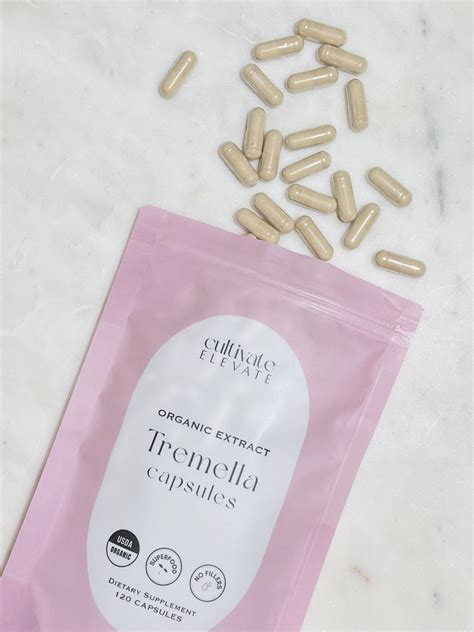 Organic Tremella Mushroom Capsules - The Beauty Mushroom