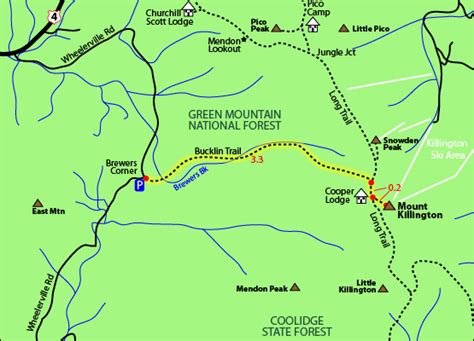 Hike Mount Killington Vermont VT 4000 Footers Hike Killington Mountain 4,235 feet