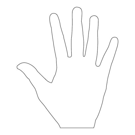 Simple Hand Outline Images - Free Download on Freepik