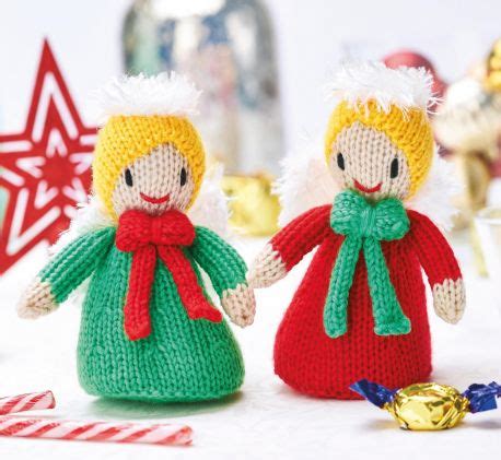 Free Knitting Pattern for Christmas Angels - Knitting Bee