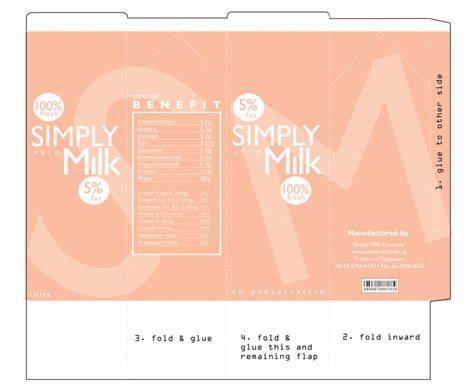 Milk Packaging Template 1 by stephaniefujiarts on DeviantArt