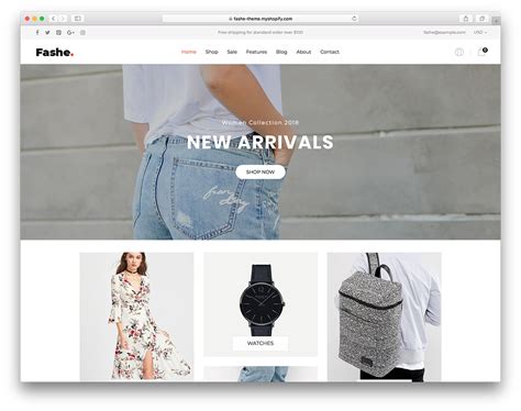 Get Sample Shopify Stores Images - sample shop design