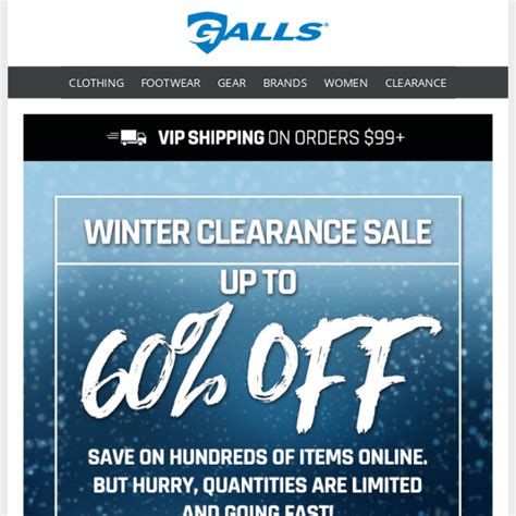 Winter Clearance Sale - Galls