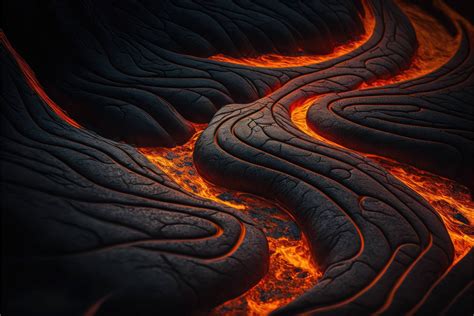 Volcanic lava hd wallpaper 4k background