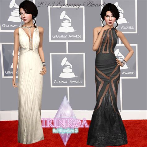 My Sims 3 Blog: 2013 Grammy Awards Dresses by Irink@a