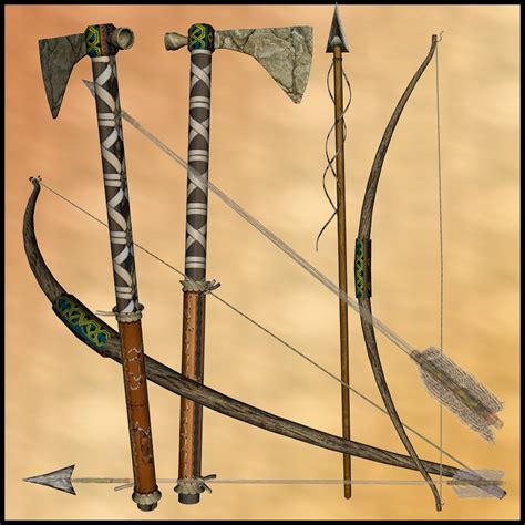 Native American weapons by Stock-by-Dana on DeviantArt