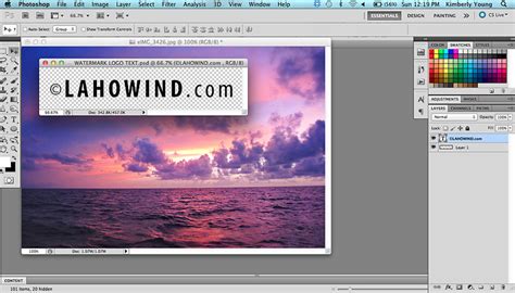 Photo Friday: Creating a Watermark Brush Preset | LAHOWIND