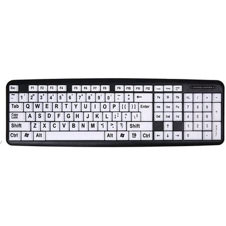 Large Print Keyboard Wired Large Letter Key Keyboard USB Keyboards | Walmart Canada