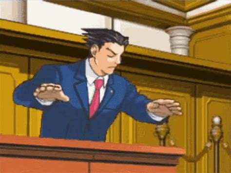 Ace Attorney Phoenix Wright Tell The Truth GIF | GIFDB.com