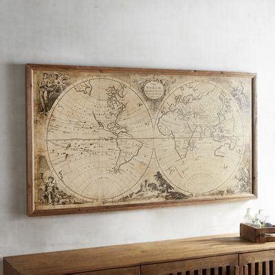 Vintage World Map Art