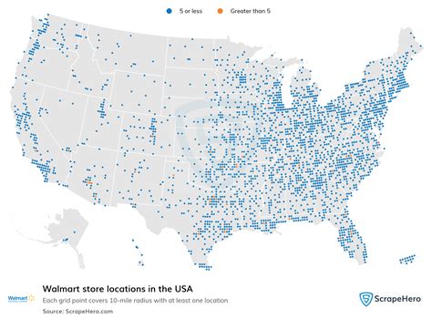 Number of Walmart locations in the USA in 2024 | ScrapeHero